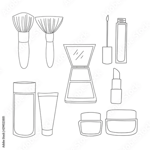 Obraz makeup tool outline design