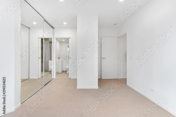 Obraz Empty and unfurnished brand new apartment