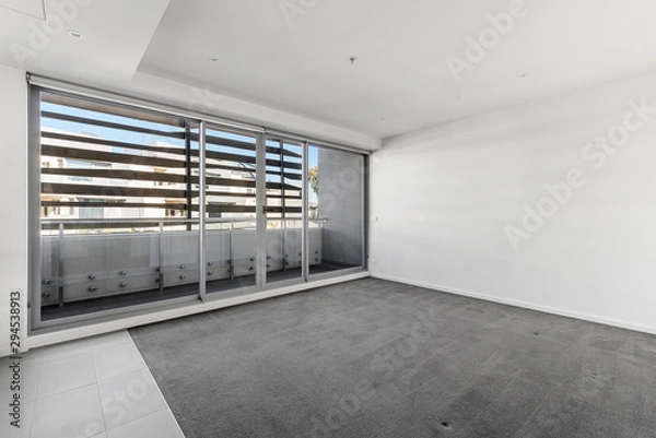 Obraz Empty and unfurnished brand new apartment