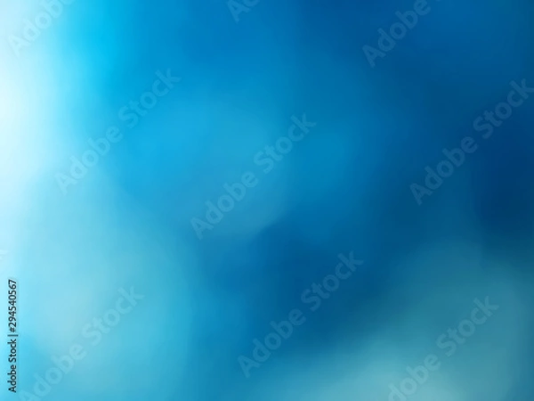 Fototapeta Awesome magic delicate abstract bokeh flare blur background for web design, colorful, blurred, wallpaper gently blue and deep blue colors