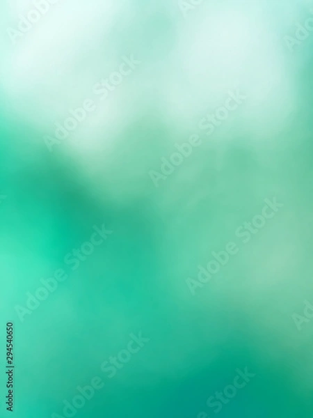Fototapeta Awesome magic delicate abstract bokeh flare blur background with glares for web design, colorful, blurred, wallpaper turquoise color