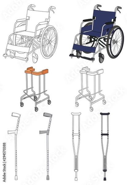 Fototapeta 福祉用具