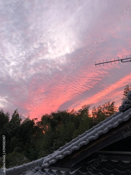 Obraz sunset in mountains