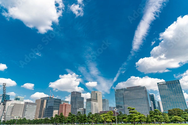 Obraz 丸の内のビル郡