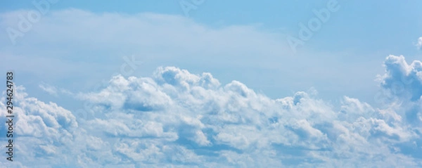 Fototapeta Thick clouds in the sky. Cloudy weather with clouds and clouds. On the sky clouds.