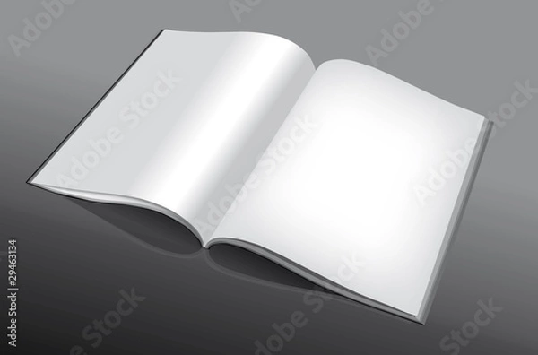 Fototapeta libro aperto vettoriale