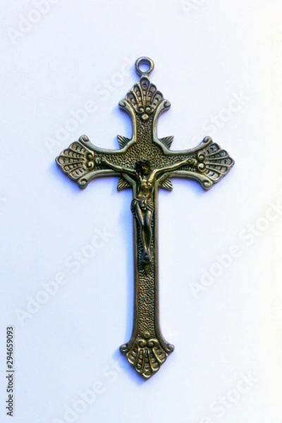Obraz Old metal crucifix from colection