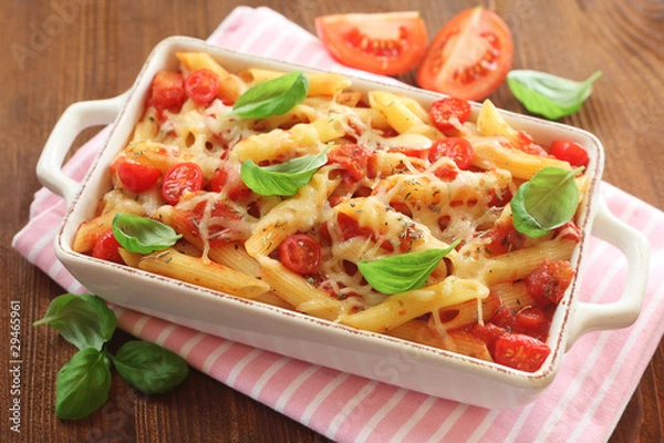 Fototapeta Makaron gratin