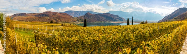 Obraz Südtirol Kalterersee Panorama