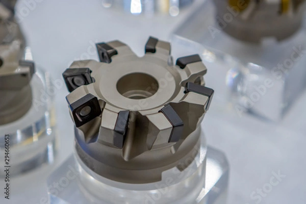 Obraz Indexable tooling many placed on a white background.