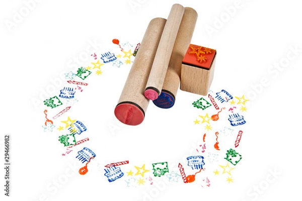 Obraz rubber stamps