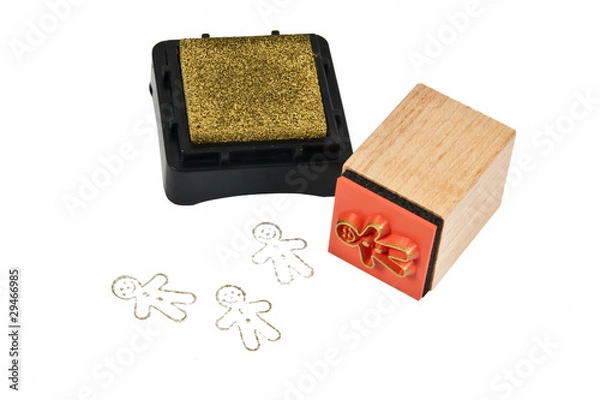 Obraz stamp with a pad