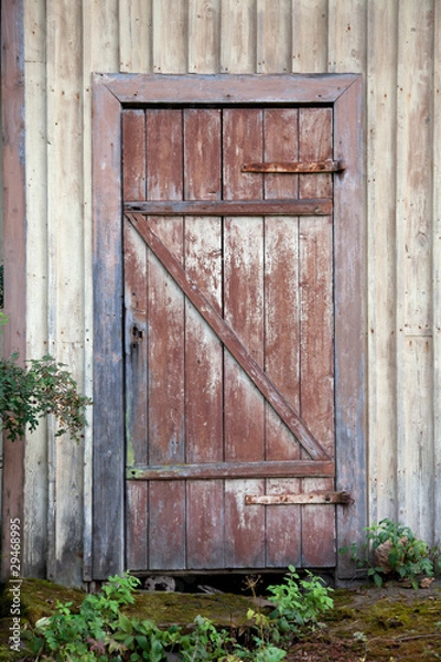 Obraz Old wooden door