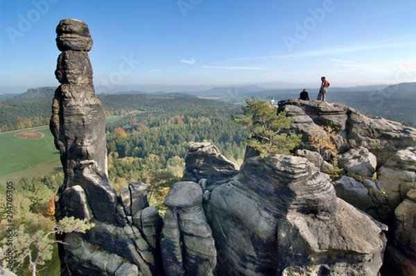 Fototapeta Barbarine - Sächsische Schweiz in Sachsen
