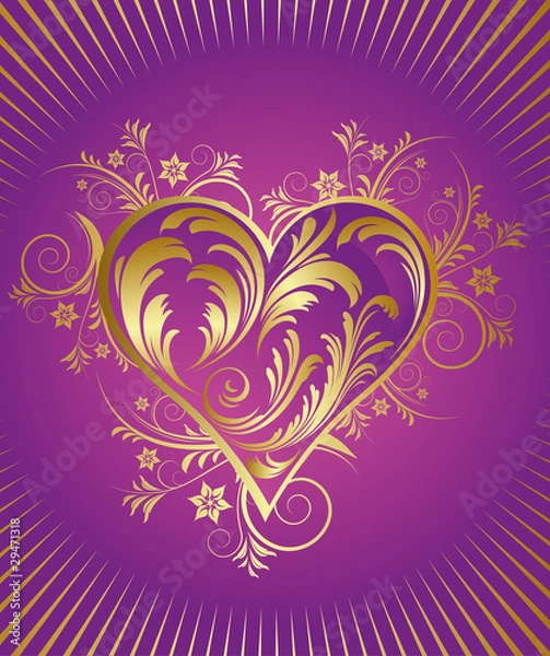 Fototapeta Happy Valentine's day background