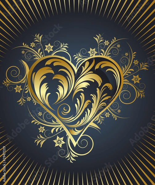 Obraz Happy Valentine's day background