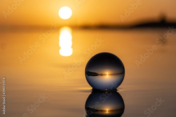 Obraz sunset lensball
