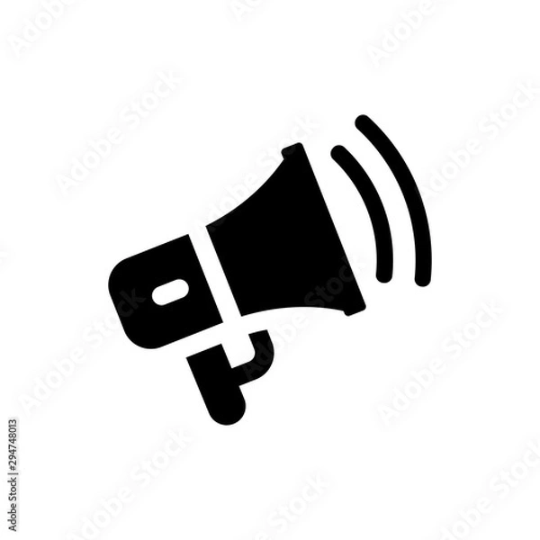 Obraz Loudspeaker Icon Isolated On white background