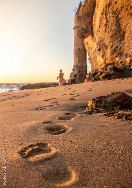 Obraz sand castle on the beach