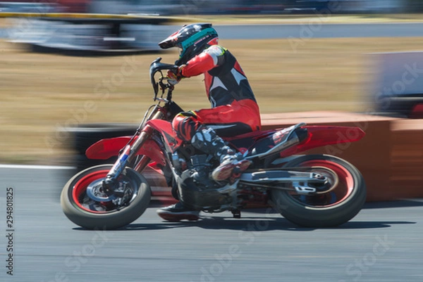 Obraz Supermoto tor prędkość