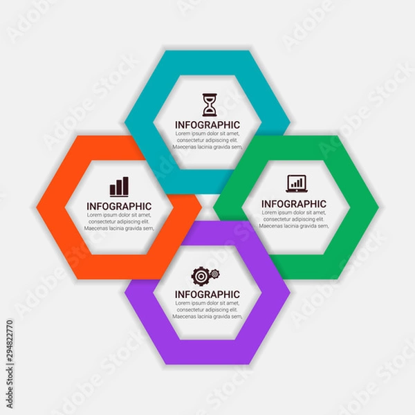 Fototapeta Multipurpose Infographics Templates