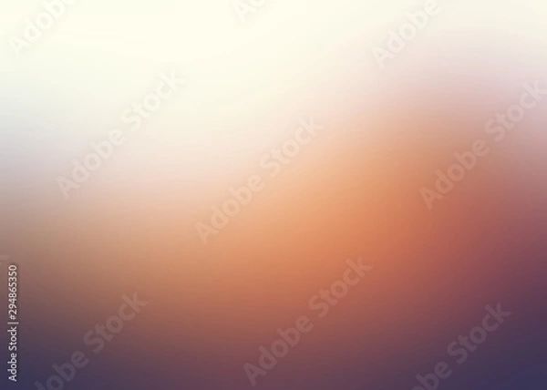 Fototapeta Autumn nature view defocus background. Abstract blur forest silhouette pattern. Season creative empty template. Lens flare effect.