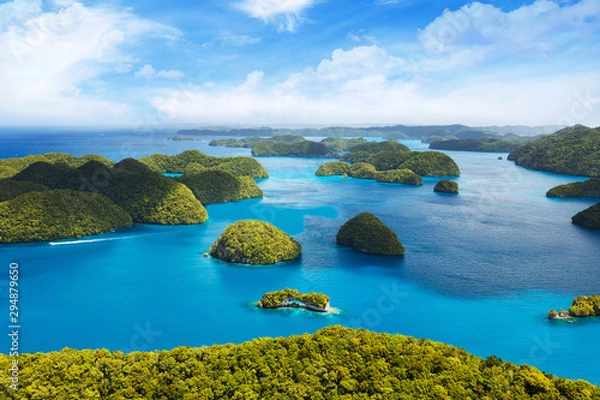 Fototapeta Beautiful view of Palau islands
