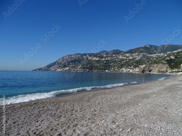 Fototapeta coast of mediterranean sea