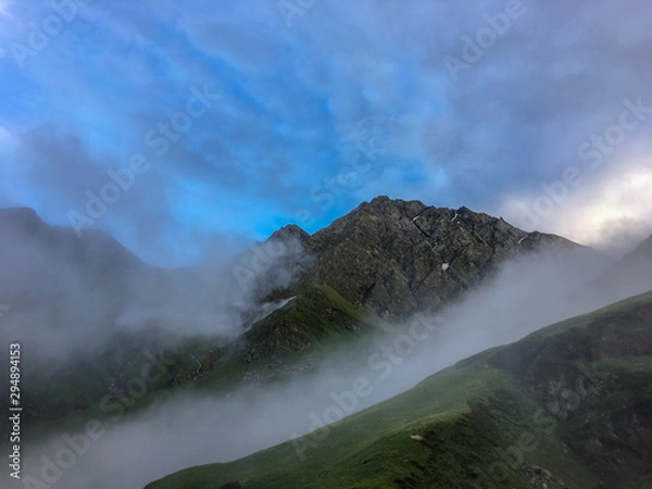 Obraz mountains and clouds
