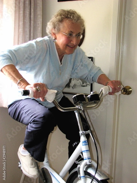 Obraz senior female exercising