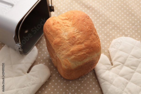 Obraz ホームベーカリーで作った食パン