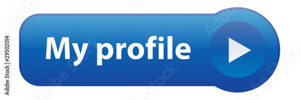 Fototapeta "MY PROFILE" Button (account user setup settings web session)