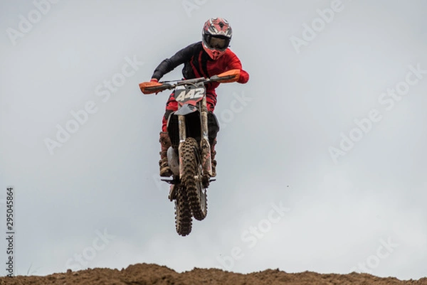 Obraz Motocross wyskok