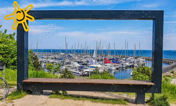 Obraz Grömitz Hafen Bilderrahmen