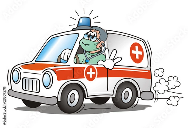 Obraz Medical Emergency Van