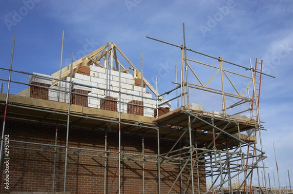 Fototapeta scaffolding