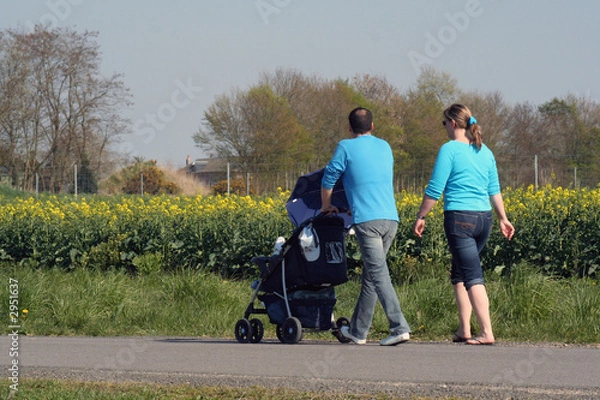 Obraz promenade en campagne