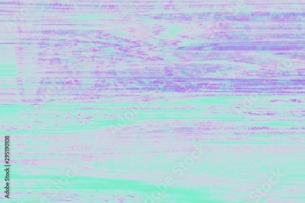 Fototapeta Glitch vhs noise background abstract, distortion signal.