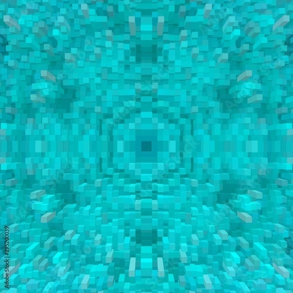 Fototapeta Cube 3d extrude symmetry background, graphic shape.