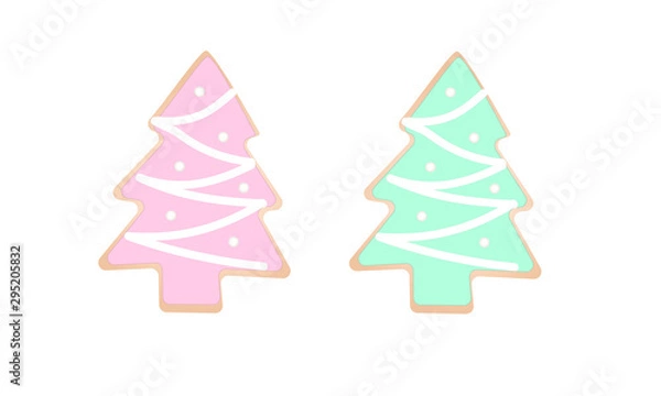Obraz Christmas Tree winter Cookie Vector 