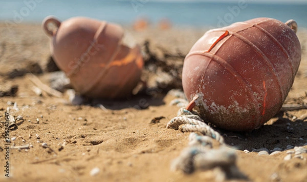 Obraz Plastikmüll am Strand