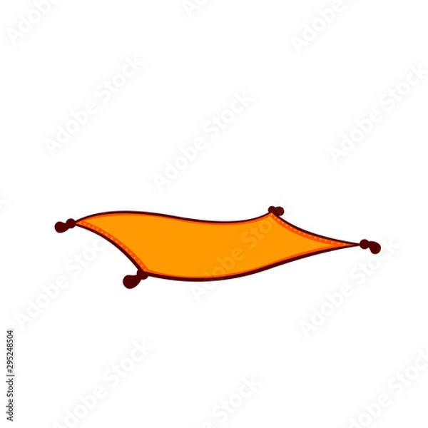 Obraz Flying Mat - Cartoon Vector Image