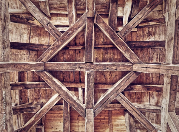 Obraz Charpente ancienne