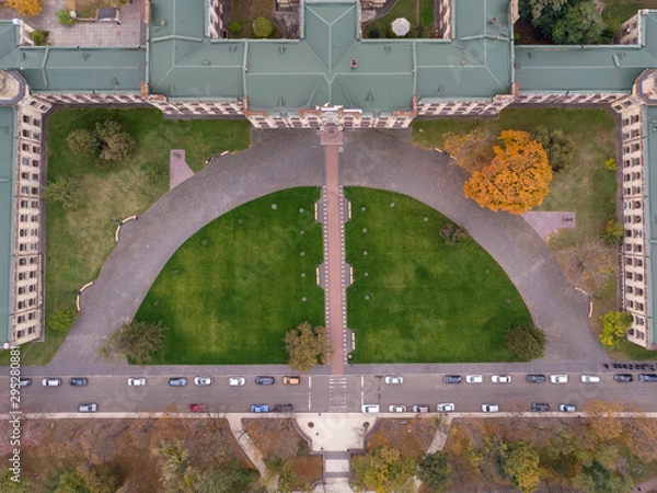 Obraz Aerial view of the National Technical University of Ukraine, also known as Igor Sikorsky Kyiv Polytechnic Institute. Kiev, Ukraine