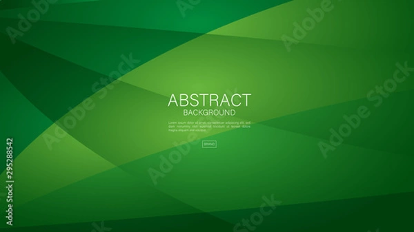 Fototapeta Green polygon background vector can be use cover, banner, wallpaper, flyer, brochure, book, printing media, card, web page. triangles  abstract background
