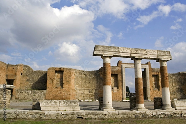 Fototapeta ruines de pompei