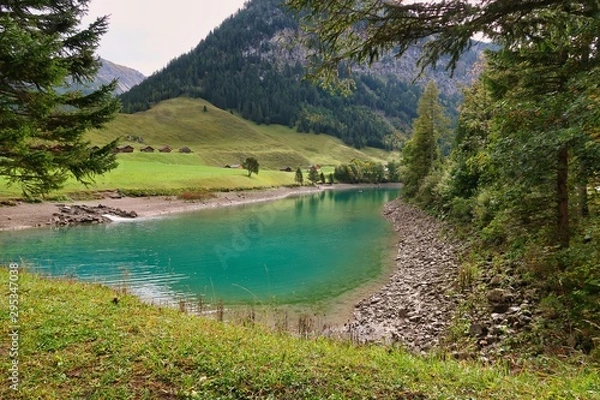 Fototapeta gänglesee in liechtenstein