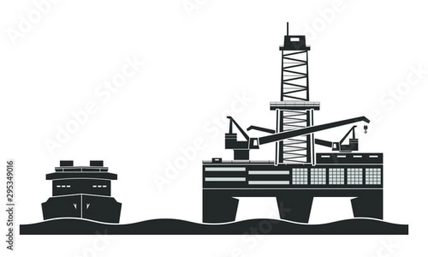 Obraz Offshore oil platform