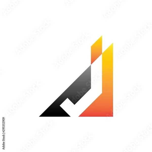 Fototapeta letter j logo