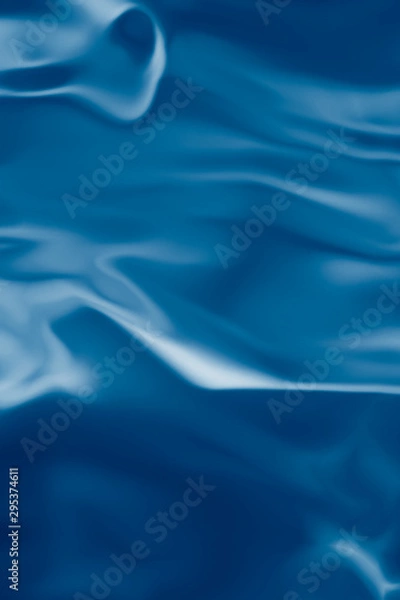 Fototapeta . Blue liquid shiny background.